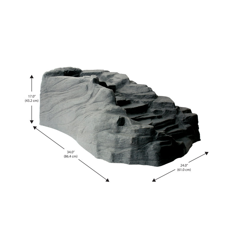 Algreen Tranquility Water Fall for Water Gardens and Ponds Spray Ring